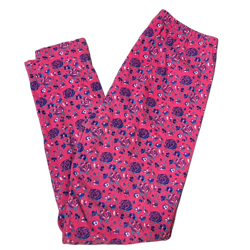 Vintage 90's Brass Plum Nordstrom Pink Floral Pants
